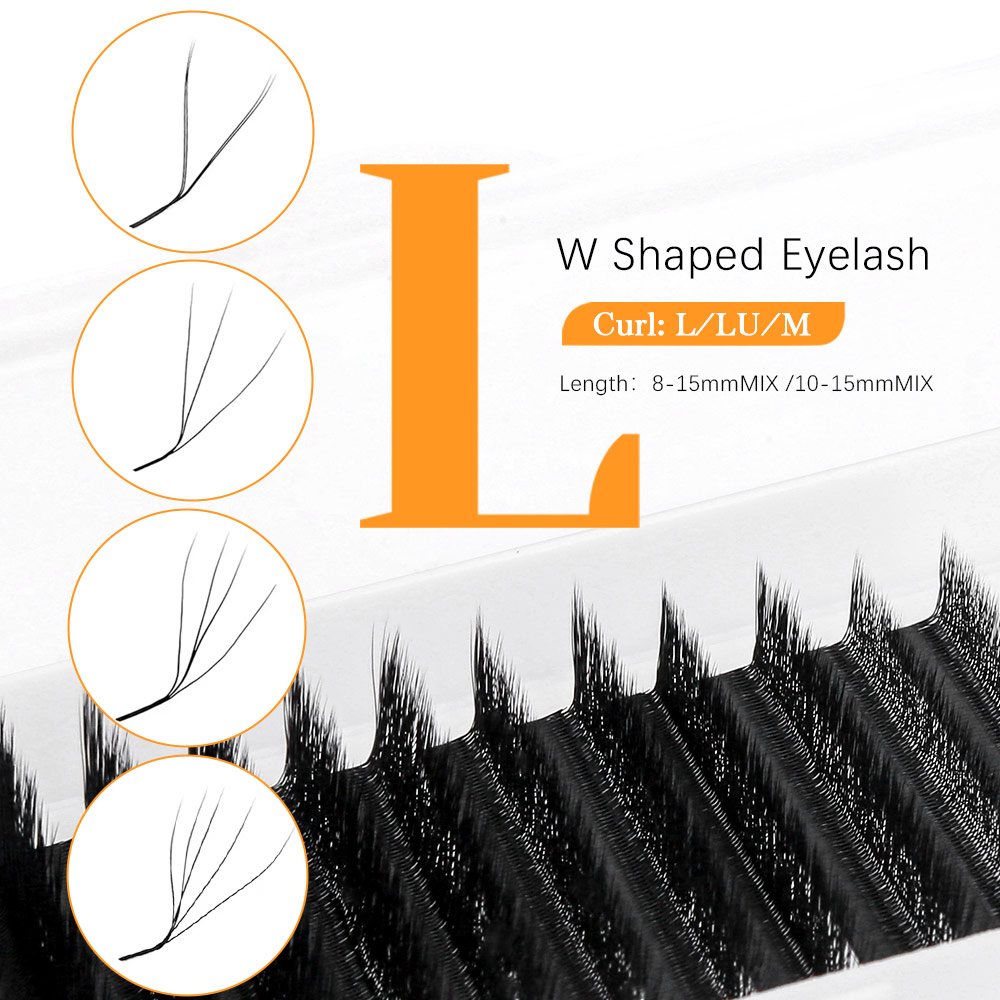 Eyelash Extension Yelix - MASSCAKU LU/L Curl YY 3D 4D