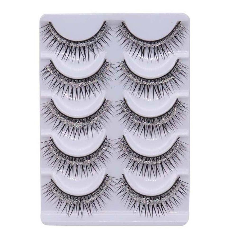 Eyelash Extension For Big Eyes - رموش صناعية لامعة تدوم طويلاً مرصعة