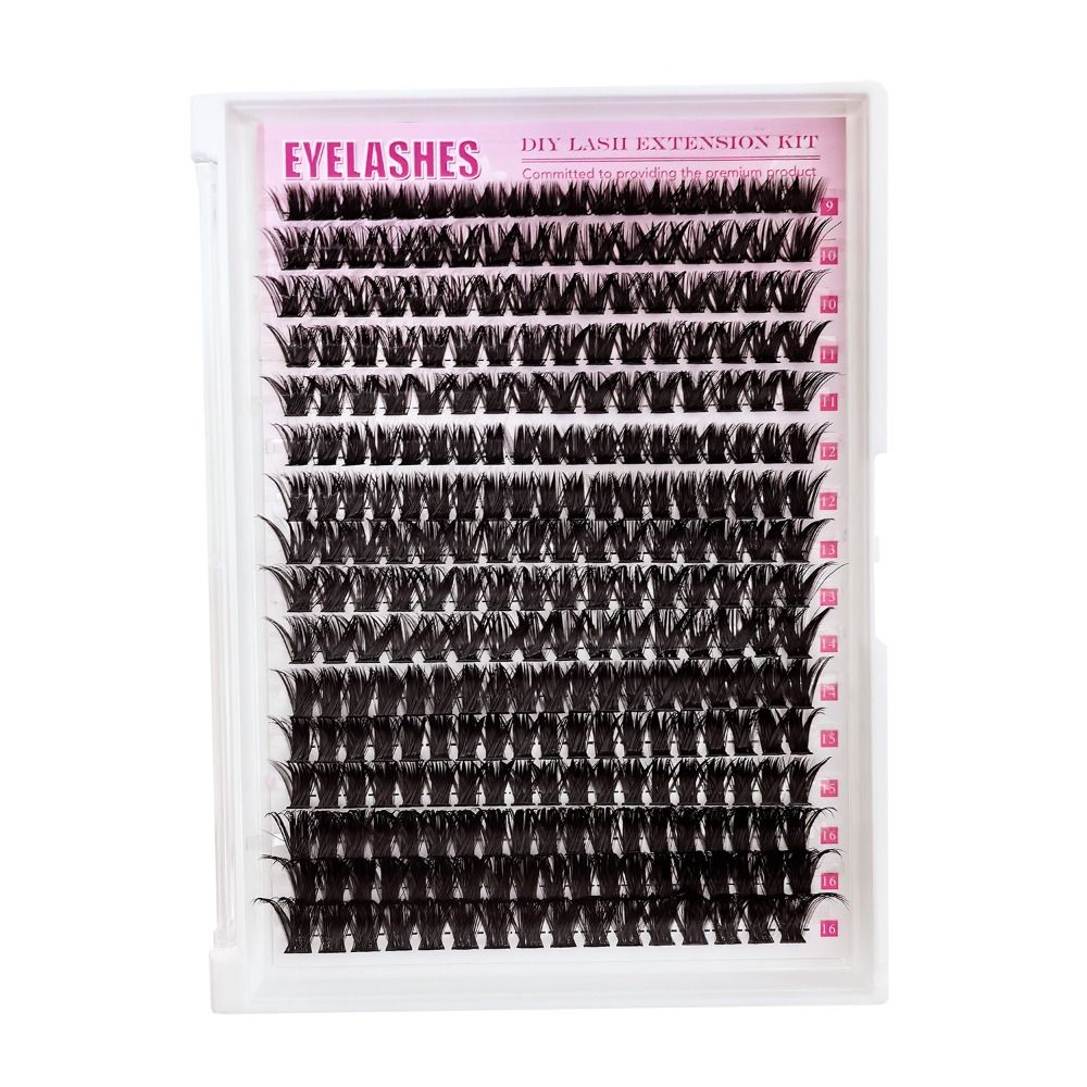 Eyelash Extension Cluster - رموش صناعية بمظهر طبيعي، تصميم مجمع