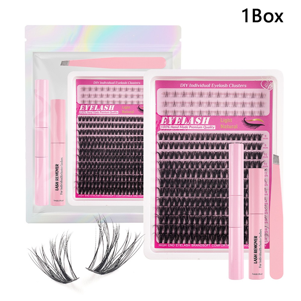 Eyelash Extension Cluster - رموش صناعية طبيعية المظهر بطول 8-18