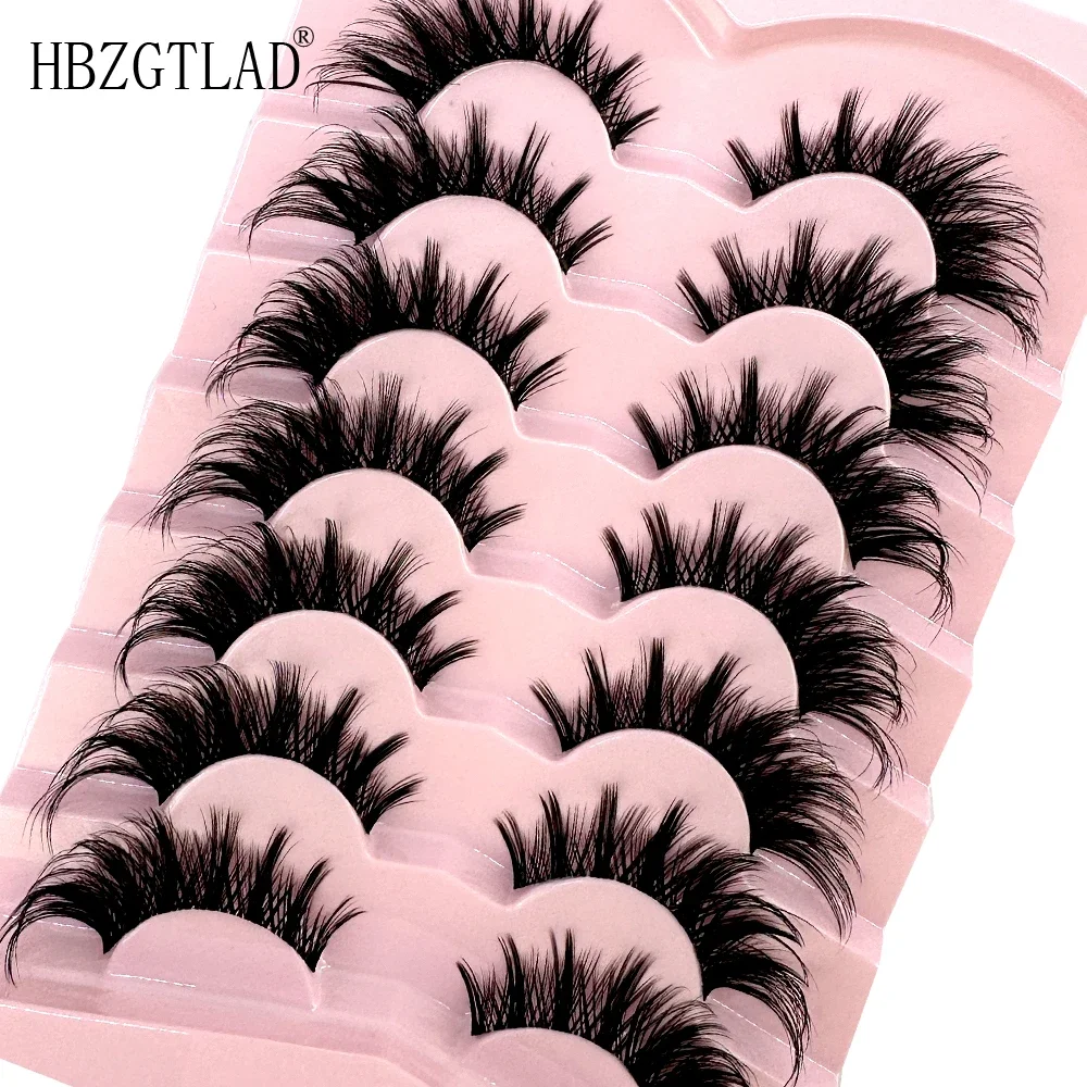 Eyelash Extension Volume Cat Eye - رموش HBZGTLADMink كثيفة بتأثير عين القطة،