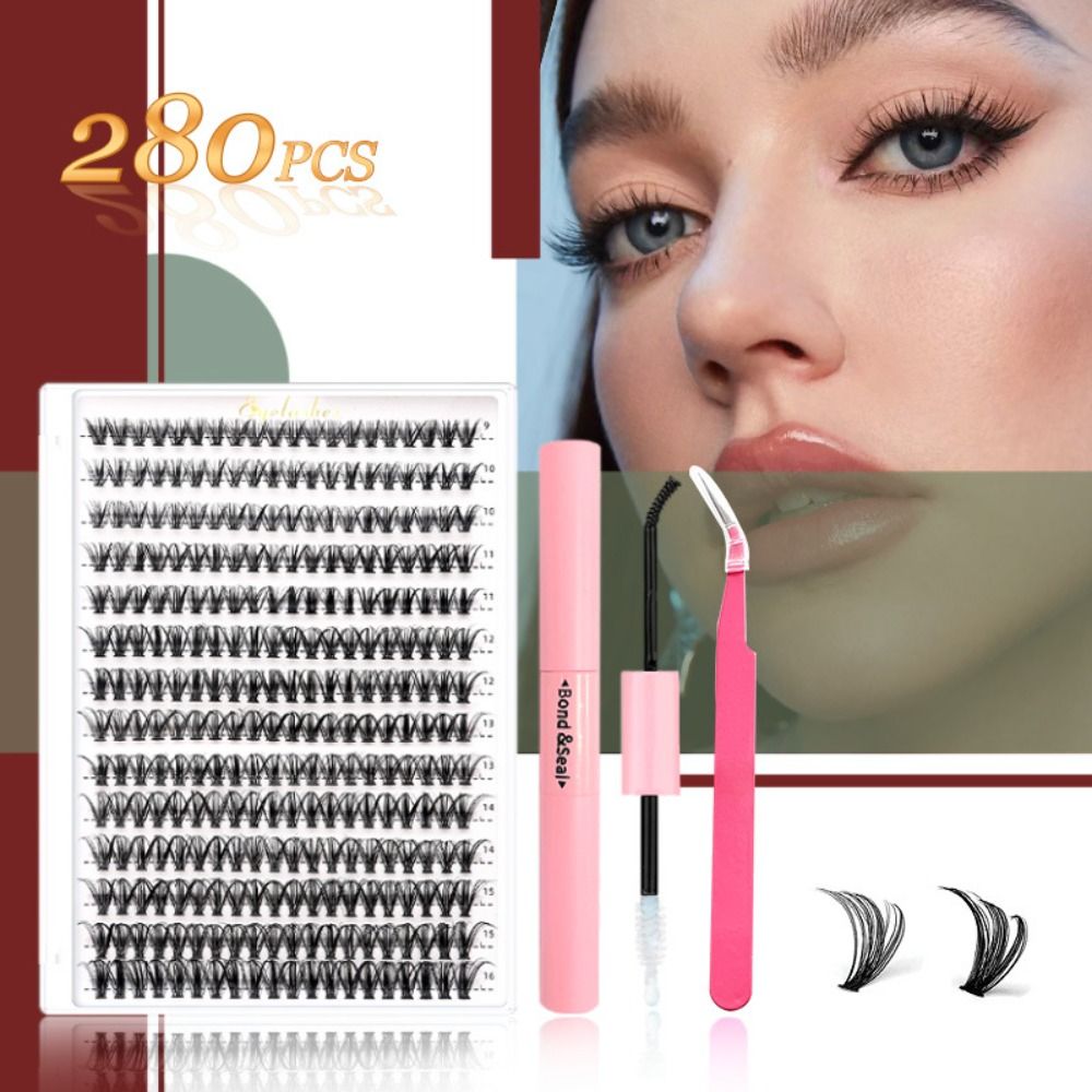 Lash Fan Volume - رموش صناعية بطول 9-16 مم، رموش