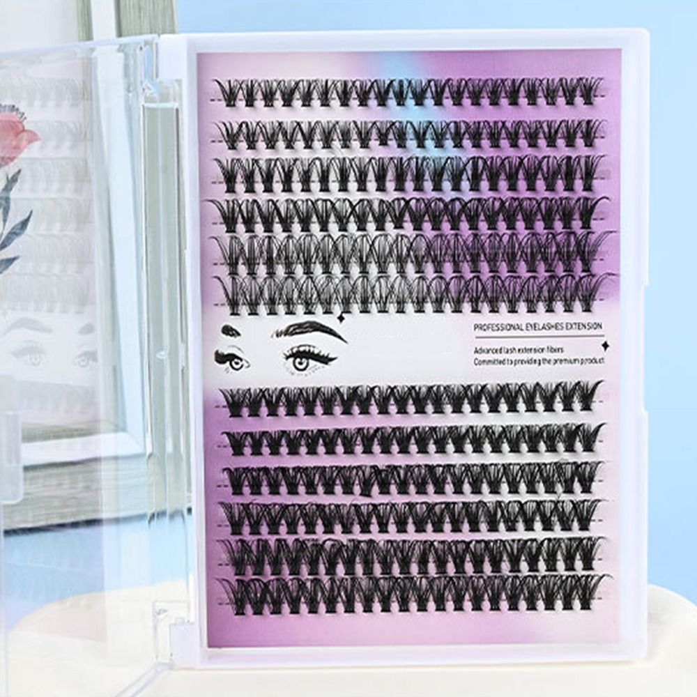 رموش صناعية ذات مظهر طبيعي بتص - مراجعة Eyelash Extension Cluster وسعره