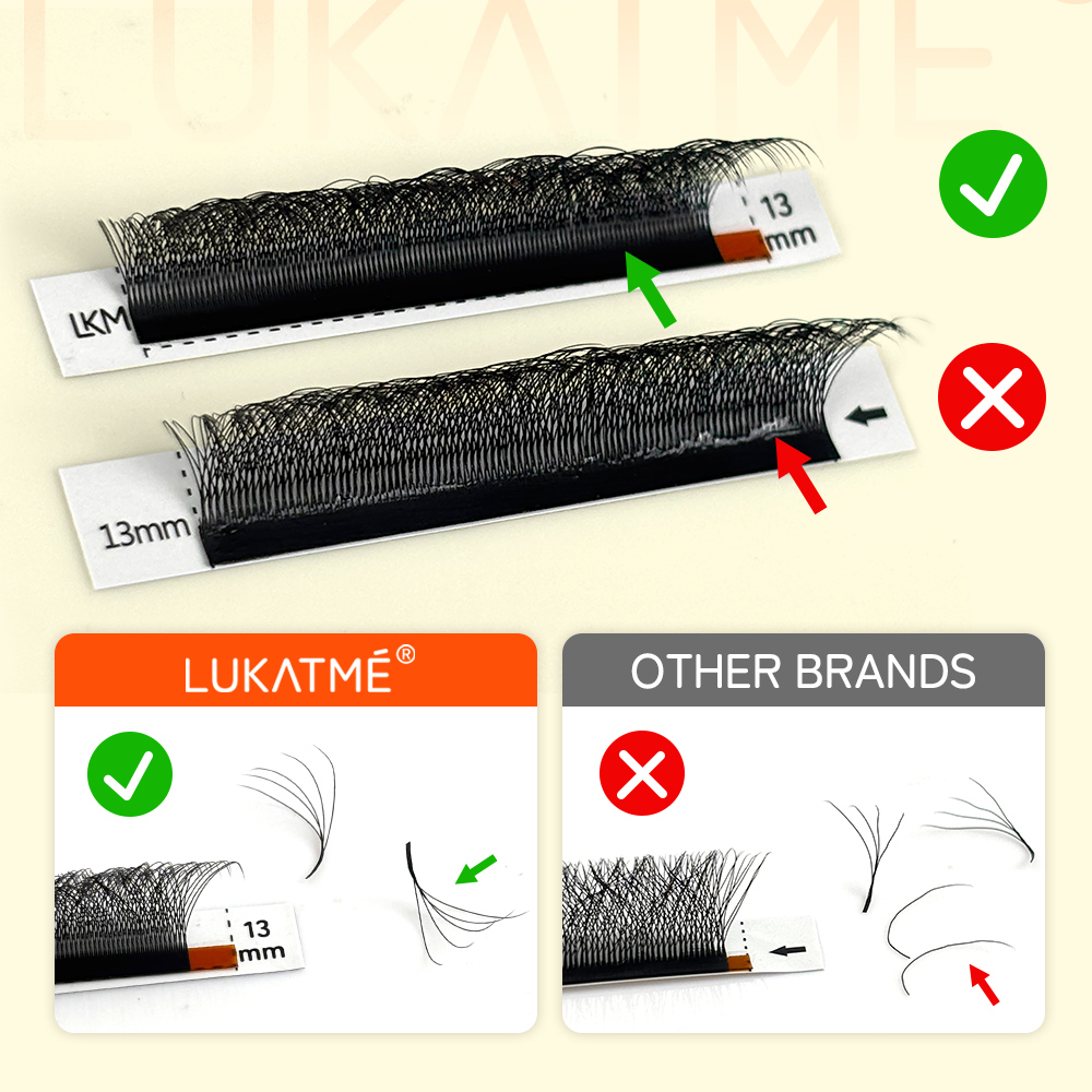 رموش LUKATME 5D W فائقة النعوم - مراجعة Eyelash Extension Mega Volume وسعره