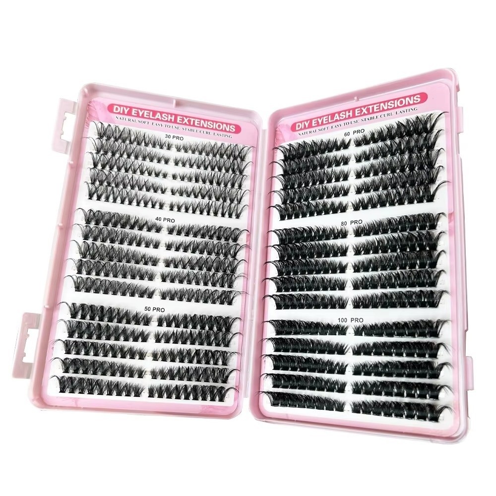رموش صناعية طبيعية المظهر بطول - مراجعة Lash Fan Volume وسعره