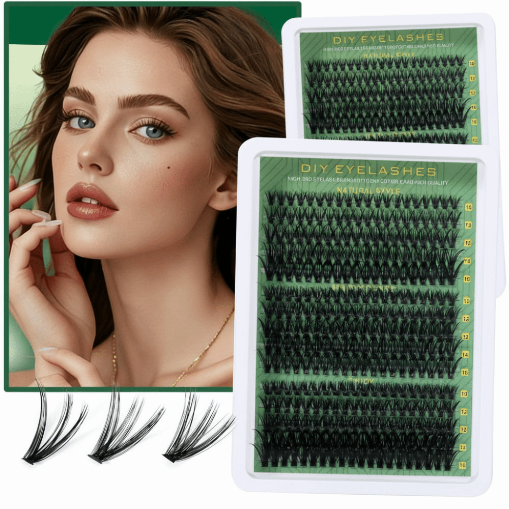 رموش صناعية بمظهر طبيعي، تصميم - مراجعة Eyelash Extension Cluster وسعره