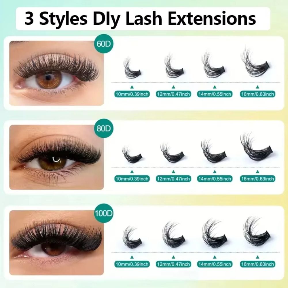 رموش صناعية بمظهر طبيعي، تصميم - مراجعة Eyelash Extension Cluster وسعره