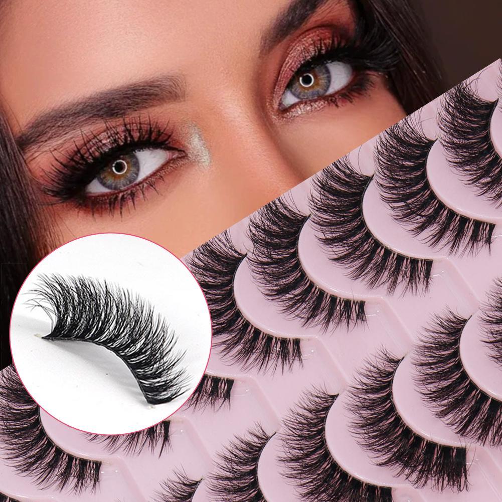 كامل رقيق كاذبة رمش الثعلب الر - مراجعة Eyelash Extension For Big Eyes وسعره