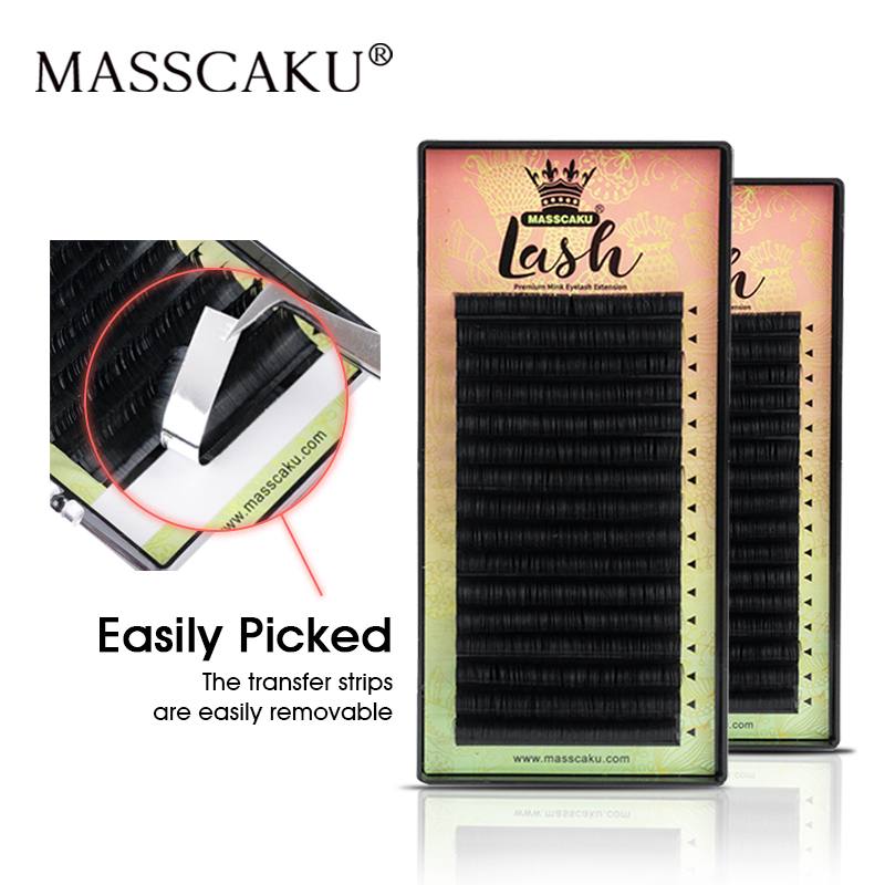 رموش صناعية MASSCAKU بجميع الأ - مراجعة Eyelash Extensions Classic وسعره