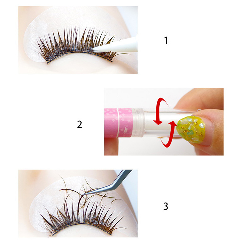مزيل لاصق رموش صناعية شفاف غير - مراجعة Eyelash Extension Gel Remover وسعره