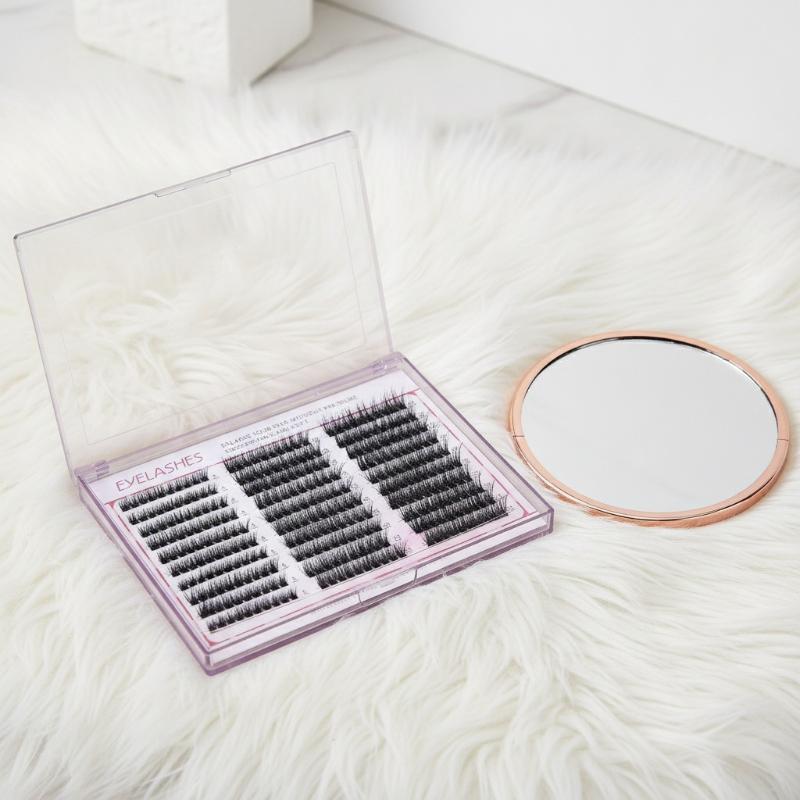 رموش عنقودية 30 صفًا، 8-16 مم، - مراجعة Eyelash Extension Cluster وسعره