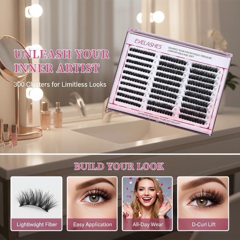 رموش عنقودية 30 صفًا، 8-16 مم، - مراجعة Eyelash Extension Cluster وسعره