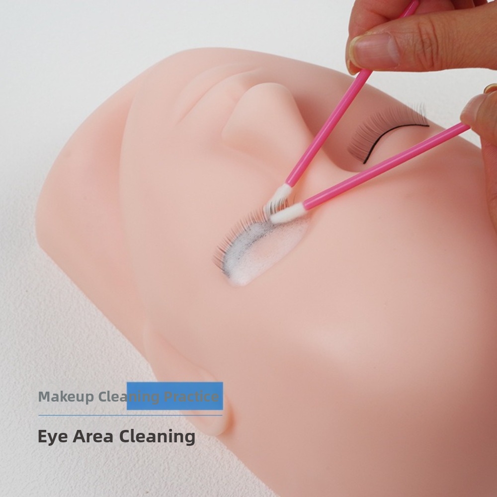 نموذج تدريب واقعي لتمديد الرمو - مراجعة Eyelash Extension For Men وسعره