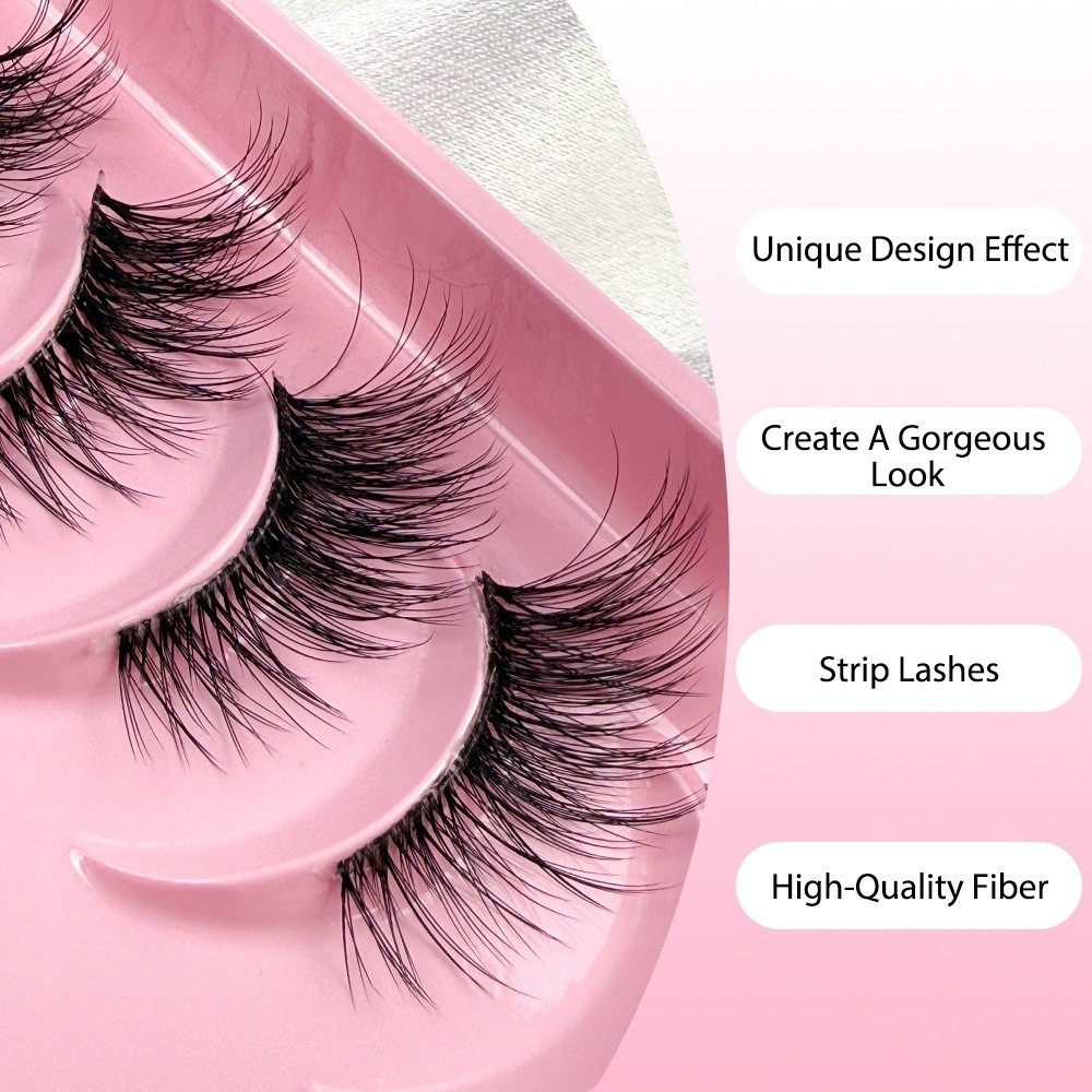 10 أزواج جديدة من الرموش الصنا - مراجعة Eyelash Extension Volume Cat Eye وسعره