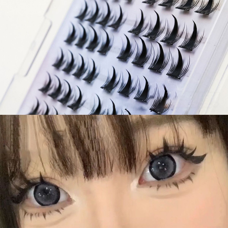 رموش صناعية محاكية ذاتية اللصق - مراجعة Eyelash Extension Cluster وسعره