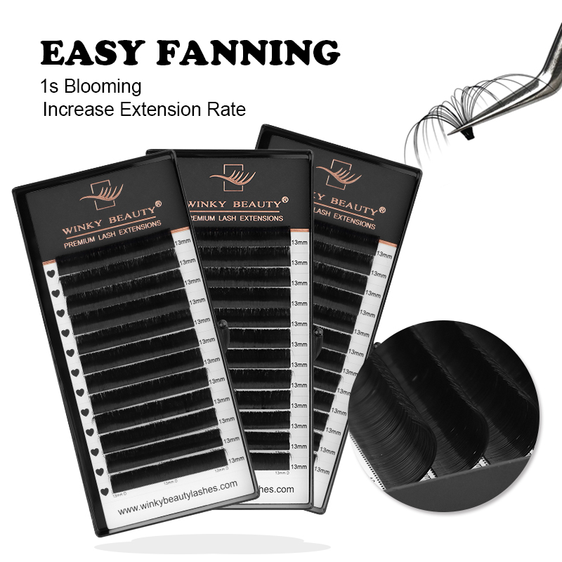 Winky Beauty Easy Fan الرموش م - مراجعة Eyelash Extension Mega Volume وسعره