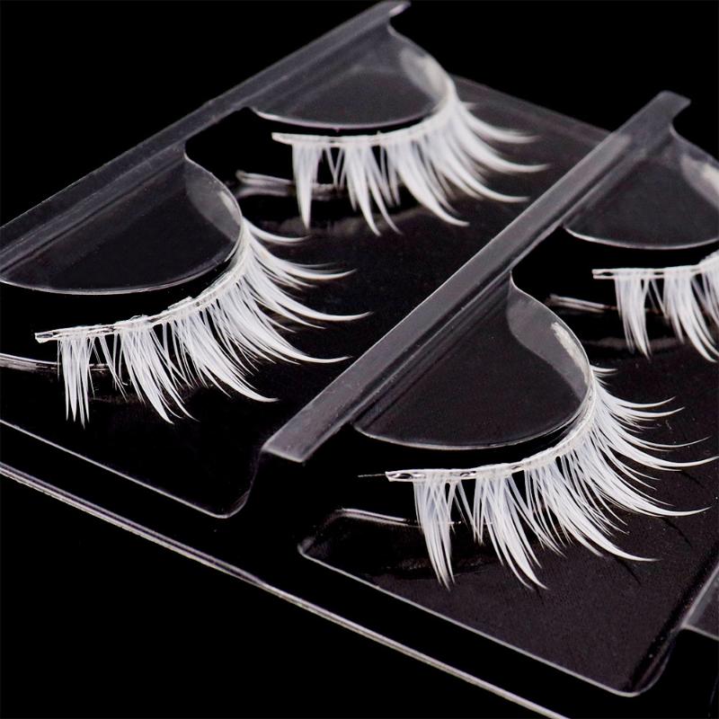 3 أزواج من الرموش البيضاء للكو - مراجعة Eyelash Extension Natural وسعره
