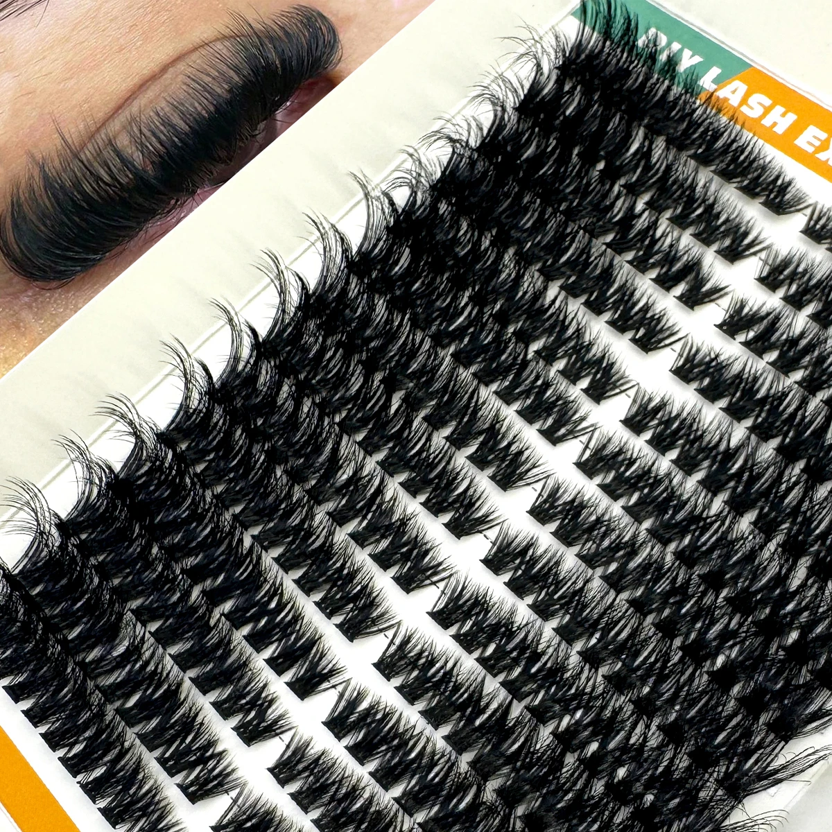AMSDCN 80D رموش كثيفة وناعمة،  - مراجعة Eyelash Extension Volume Cat Eye وسعره
