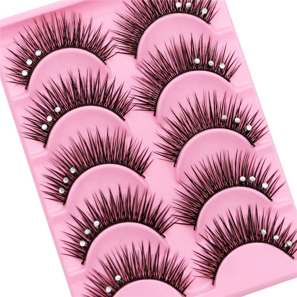 لاش لامعة حجر الراين العين ماك - مراجعة Eyelash Extension For Big Eyes وسعره