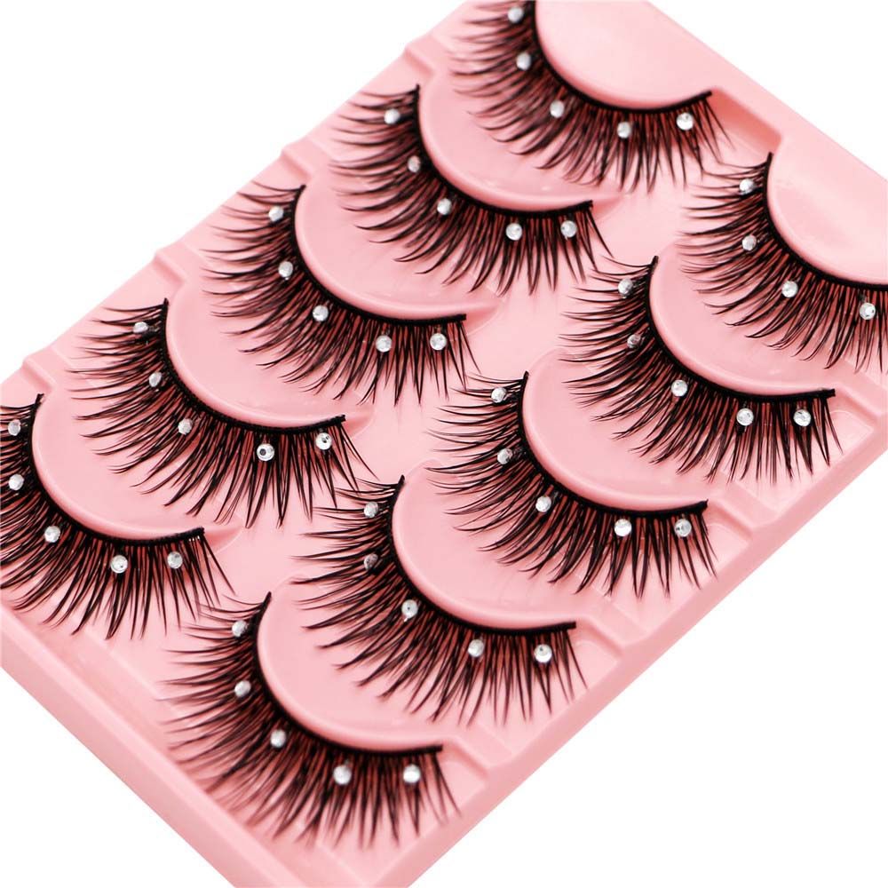لاش لامعة حجر الراين العين ماك - مراجعة Eyelash Extension For Big Eyes وسعره
