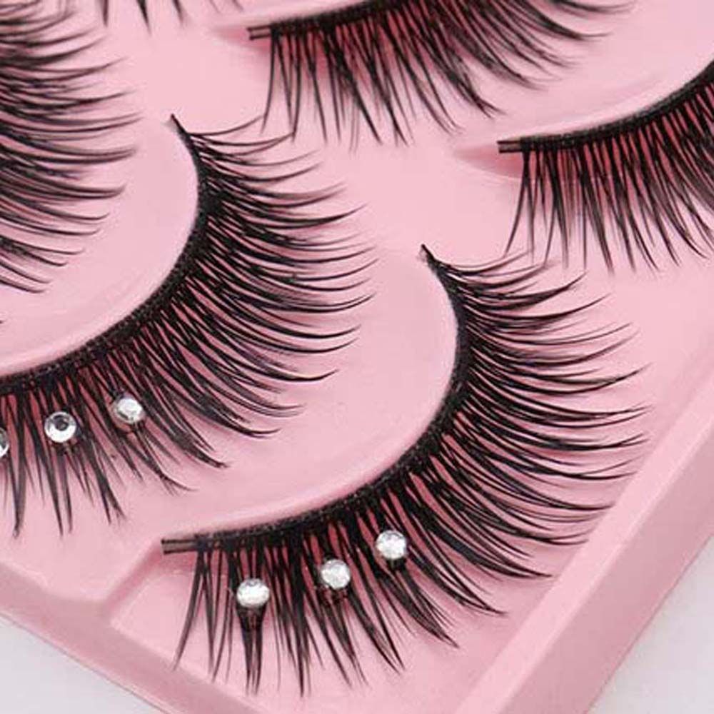 لاش لامعة حجر الراين العين ماك - مراجعة Eyelash Extension For Big Eyes وسعره