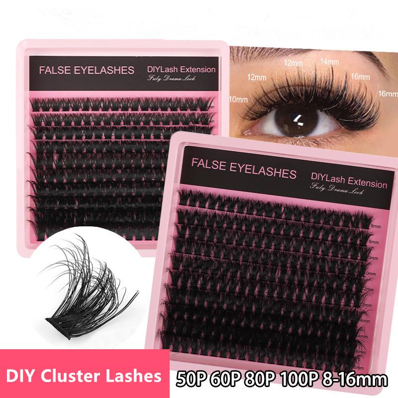 رموش كثيفة منفوشة بتجعيد D من  - مراجعة Eyelash Extension Cluster وسعره