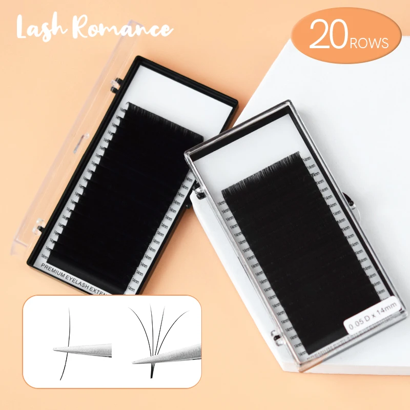 H & L أسود داكن ماتي لينة الرم - مراجعة Eyelash Extensions Classic وسعره