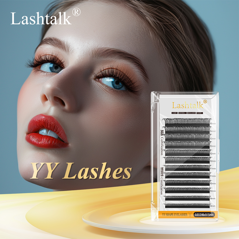 وصلات رموش على شكل Lashtalk-YY - مراجعة Eyelash Extension Yelix وسعره