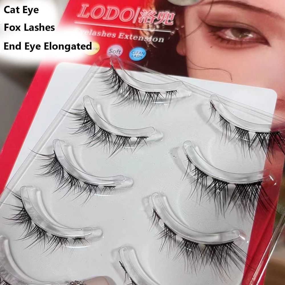 5 أزواج ثلاثية الأبعاد المنك ا - مراجعة Eyelash Extension Volume Cat Eye وسعره