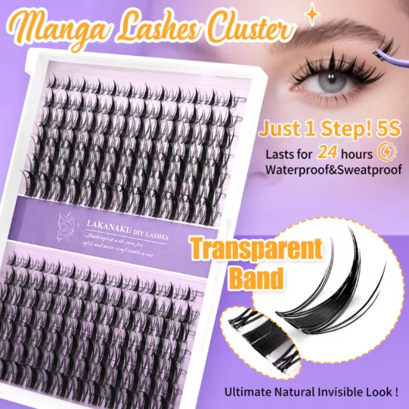 رموش طبيعية كثيفة فردية سهلة ا - مراجعة Eyelash Extension Cluster وسعره