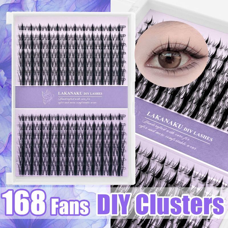 رموش طبيعية كثيفة فردية سهلة ا - مراجعة Eyelash Extension Cluster وسعره