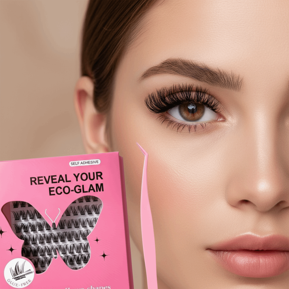 طقم تمديد الرموش بمظهر طبيعي ل - مراجعة Eyelash Extension Natural وسعره