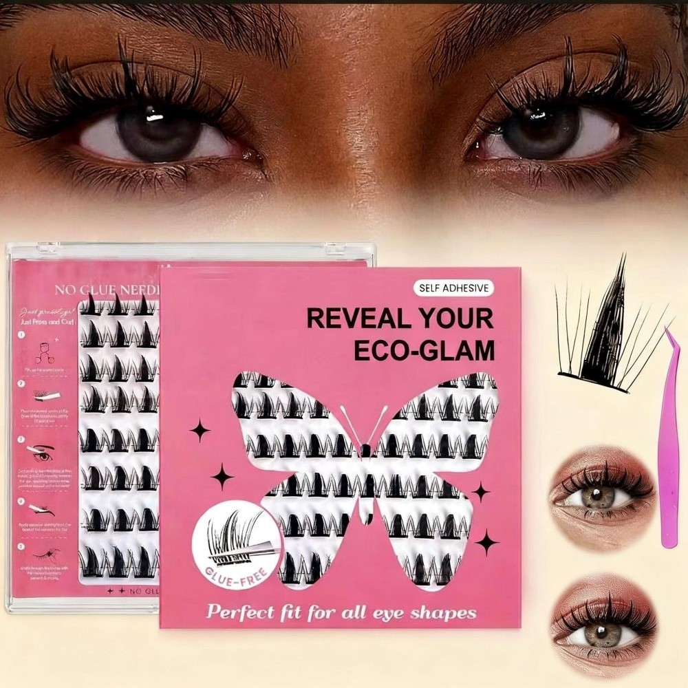 طقم تمديد الرموش بمظهر طبيعي ل - مراجعة Eyelash Extension Natural وسعره