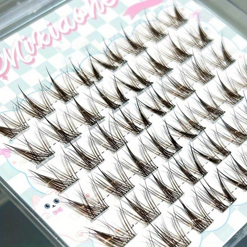 رموش ميكسياوهو البنية الفاتحة  - مراجعة Eyelash Extension Natural وسعره