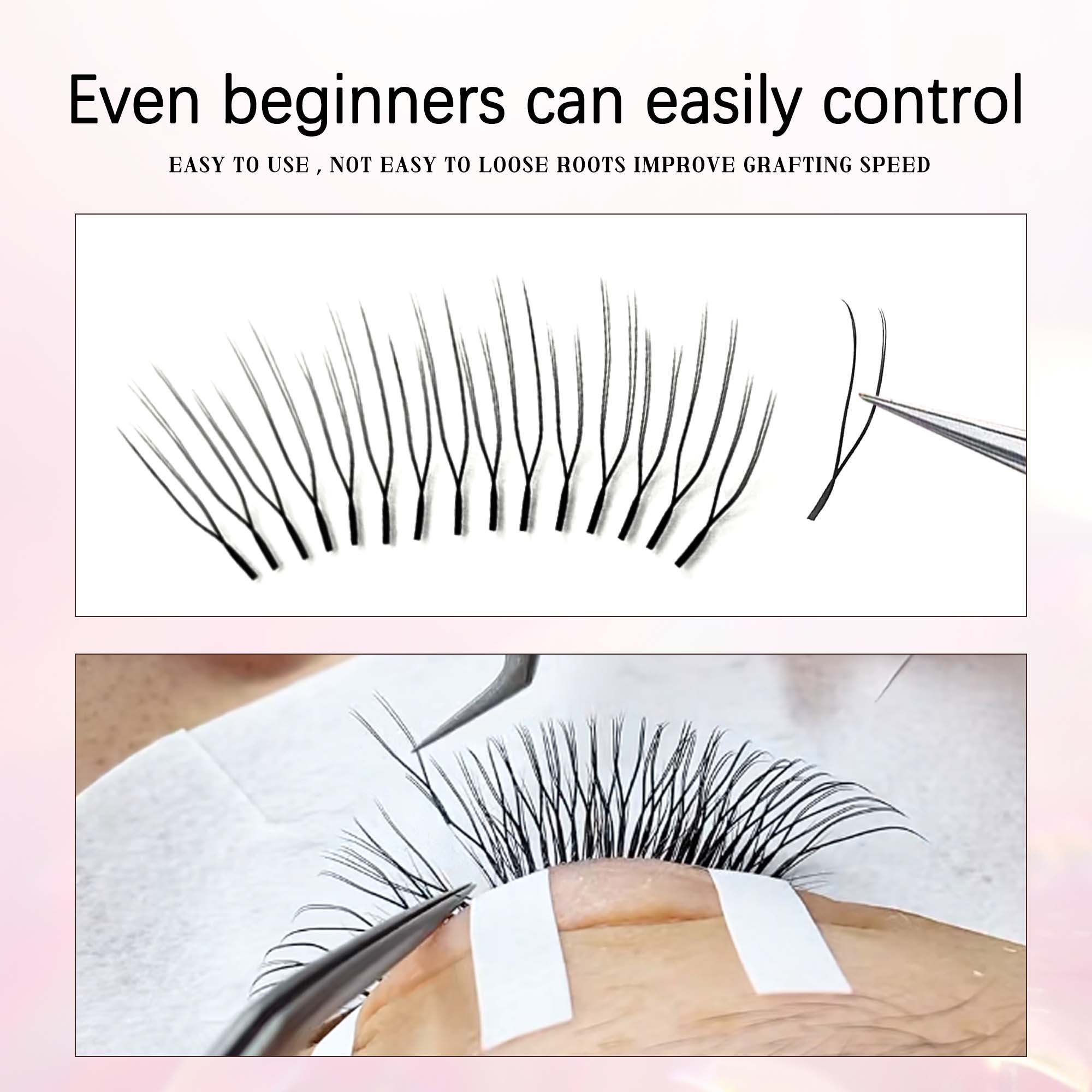 CoMango رموش على شكل زهرة متوا - مراجعة Eyelash Extension Yelix وسعره