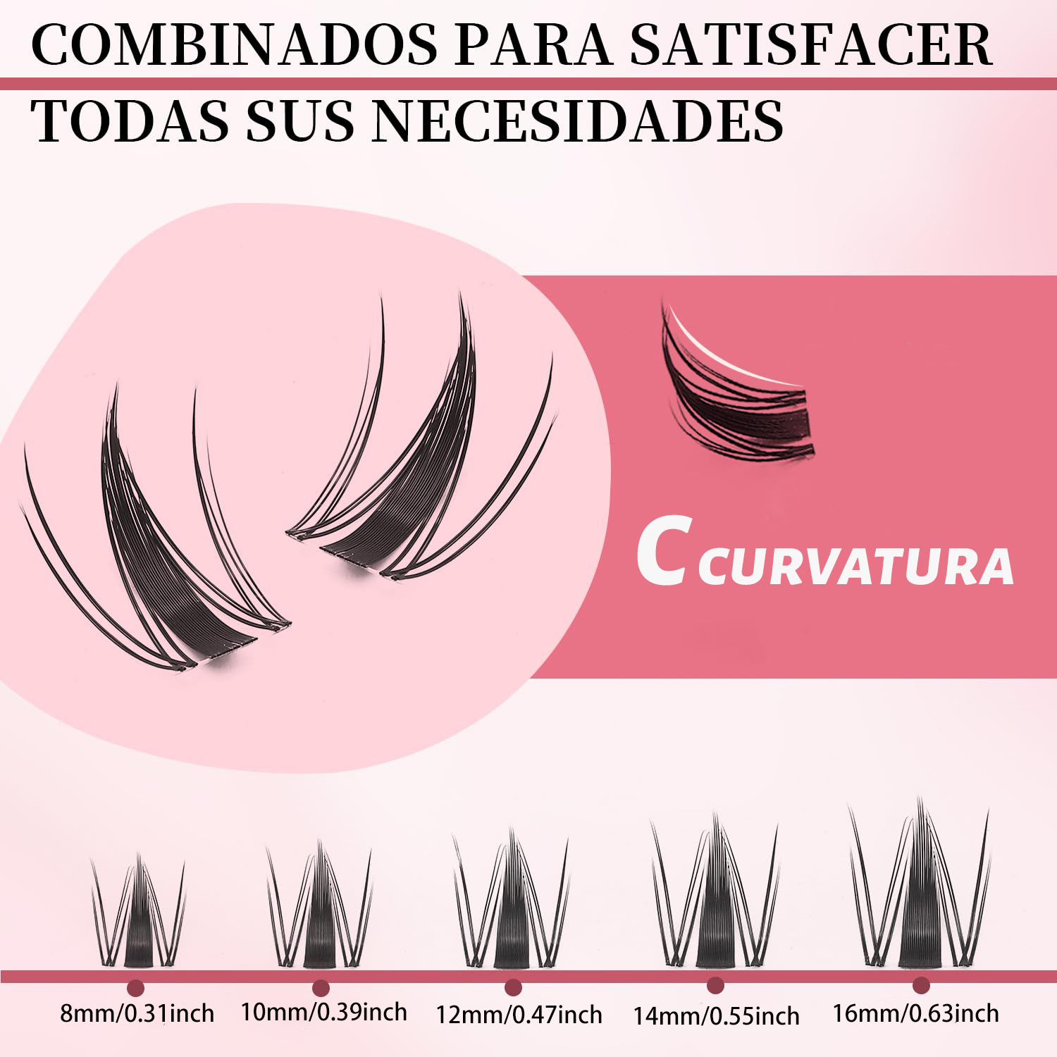 150 قطعة من الرموش الصناعية ال - مراجعة Eyelash Extension For Big Eyes وسعره