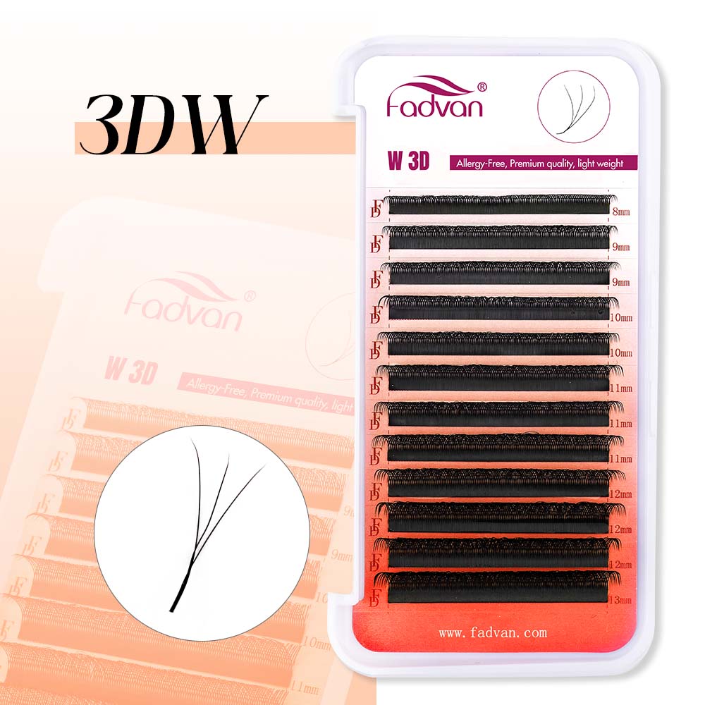 رموش FADVAN ثلاثية الأبعاد على - مراجعة Lash Fan Volume وسعره