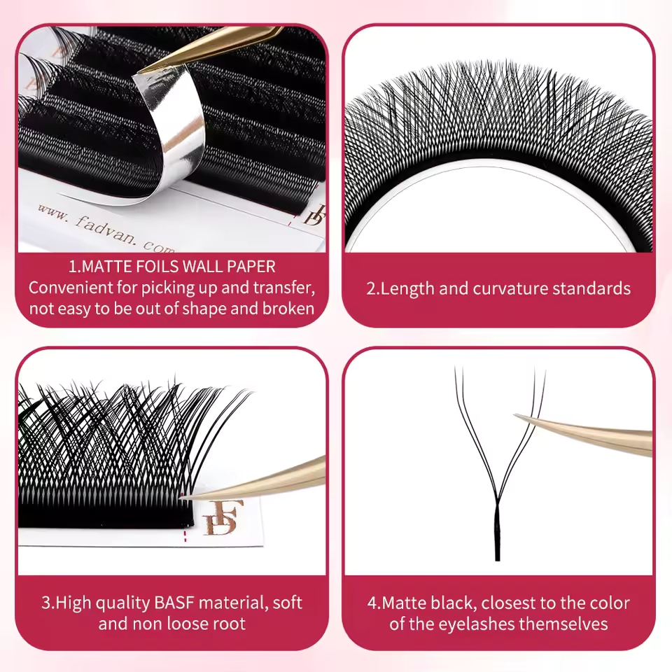 FADVAN YY/SYY شكل L/LU(M)/C/D/ - مراجعة Eyelash Extension Yelix وسعره