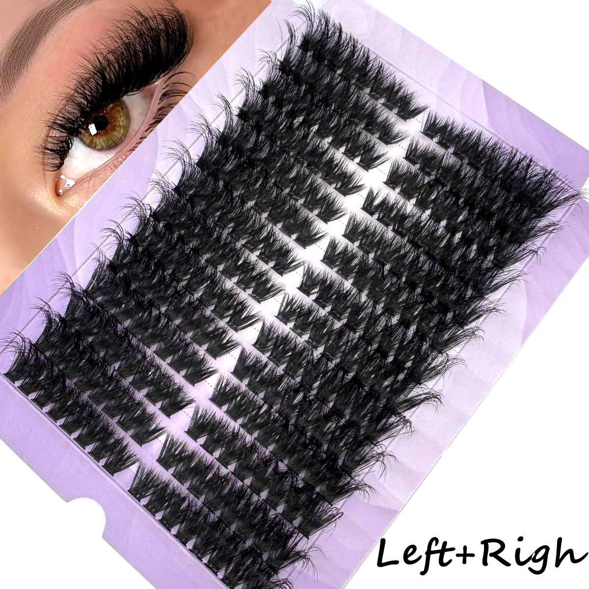 رموش كثيفة وناعمة بـ 14 صفًا م - مراجعة Eyelash Extension Volume Cat Eye وسعره
