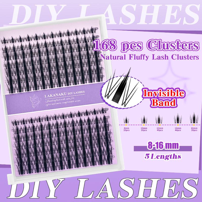 رموش طبيعية كثيفة فردية سهلة ا - مراجعة Eyelash Extension Cluster وسعره
