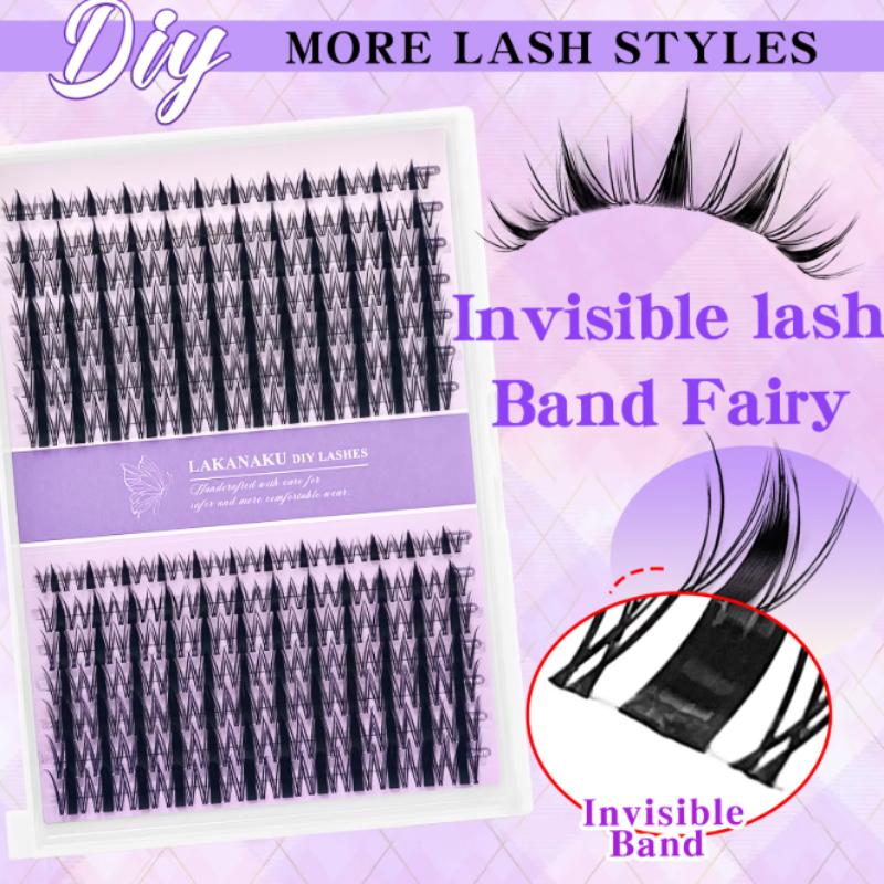 رموش طبيعية كثيفة فردية سهلة ا - مراجعة Eyelash Extension Cluster وسعره