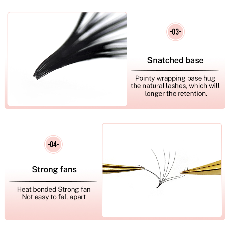 500 رموش فضفاضة مصنوعة مسبقًا، - مراجعة Lash Fan Volume وسعره