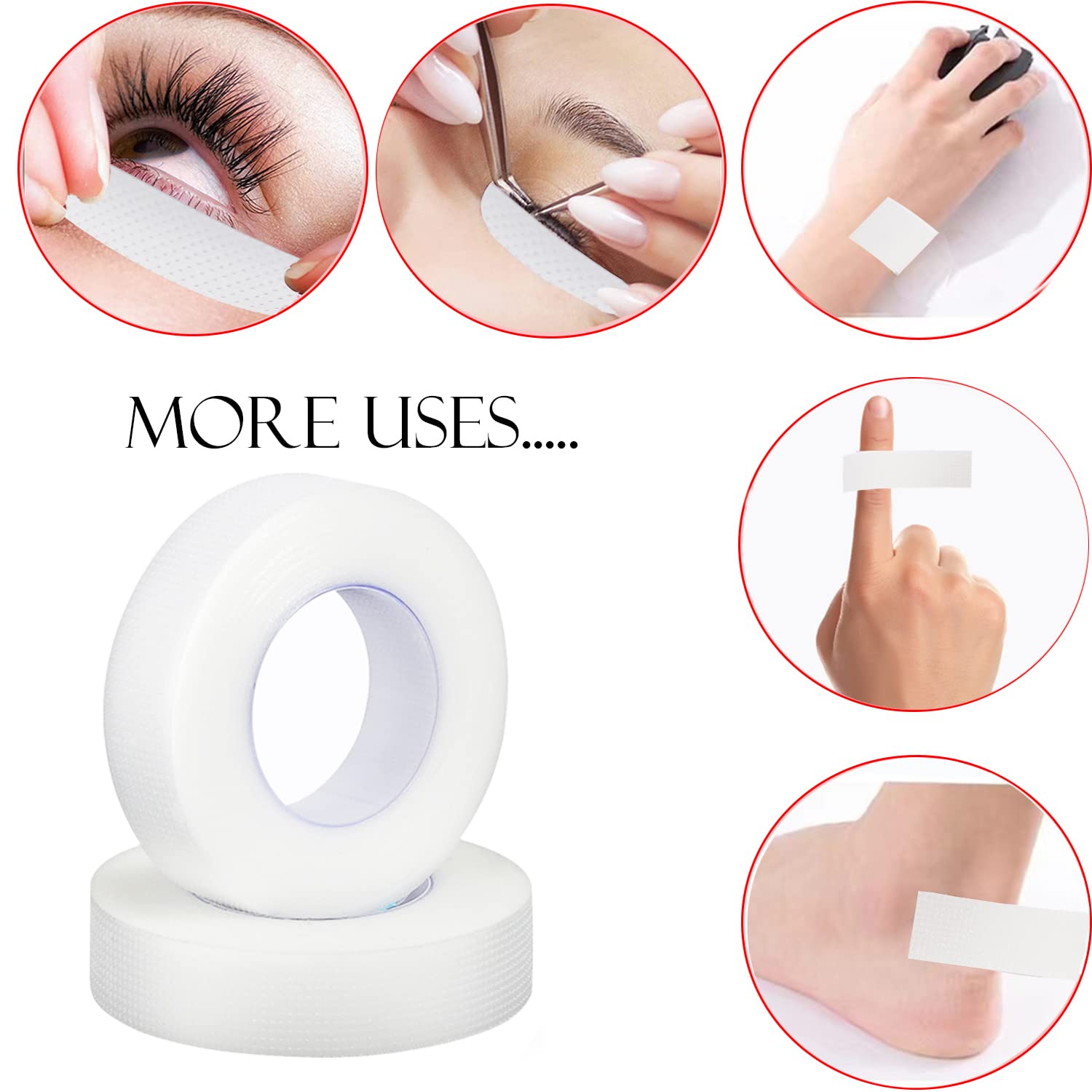 رمش الشريط نسيج لاصق شفاف 9 مت - مراجعة Eyelash Extension Gel Remover وسعره