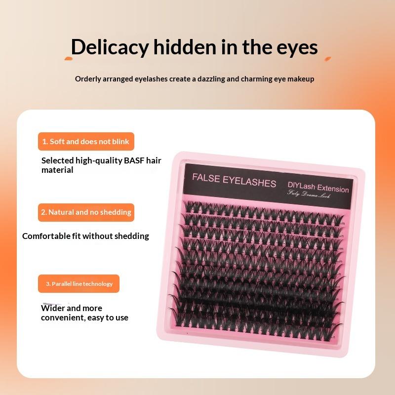رموش كثيفة جديدة بـ 10 صفوف و1 - مراجعة Eyelash Extension Cluster وسعره