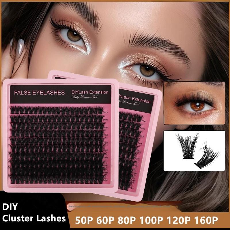 رموش كثيفة جديدة بـ 10 صفوف و1 - مراجعة Eyelash Extension Cluster وسعره