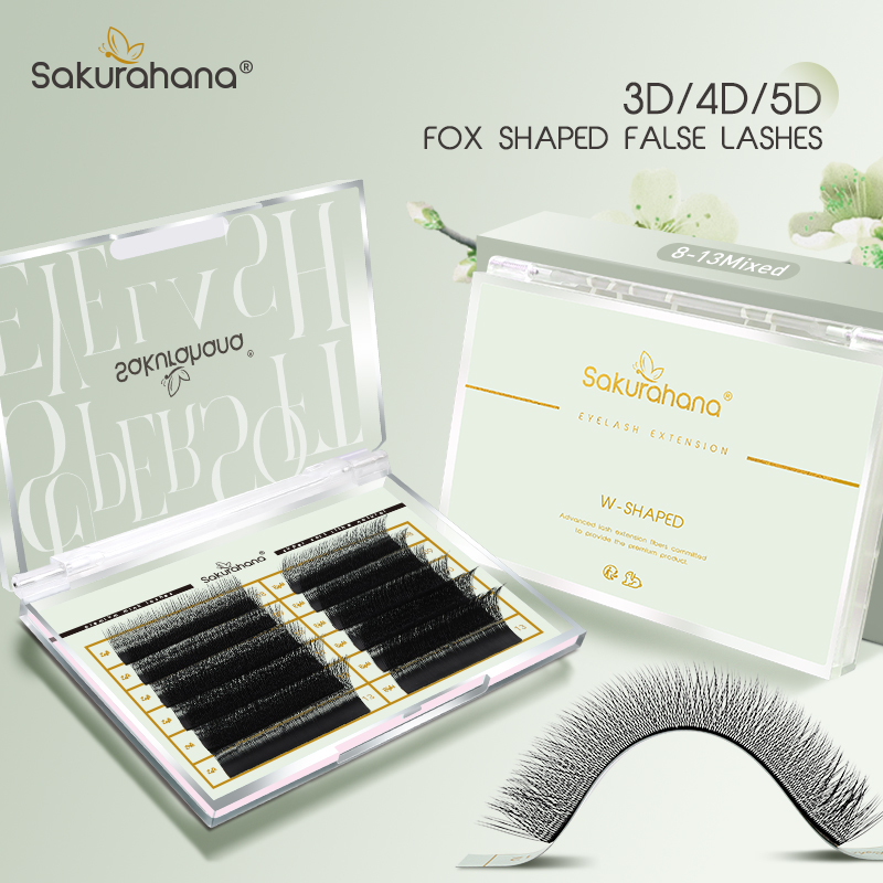 رموش صناعية ثلاثية ورباعية وخم - مراجعة Eyelash Extension Volume Cat Eye وسعره