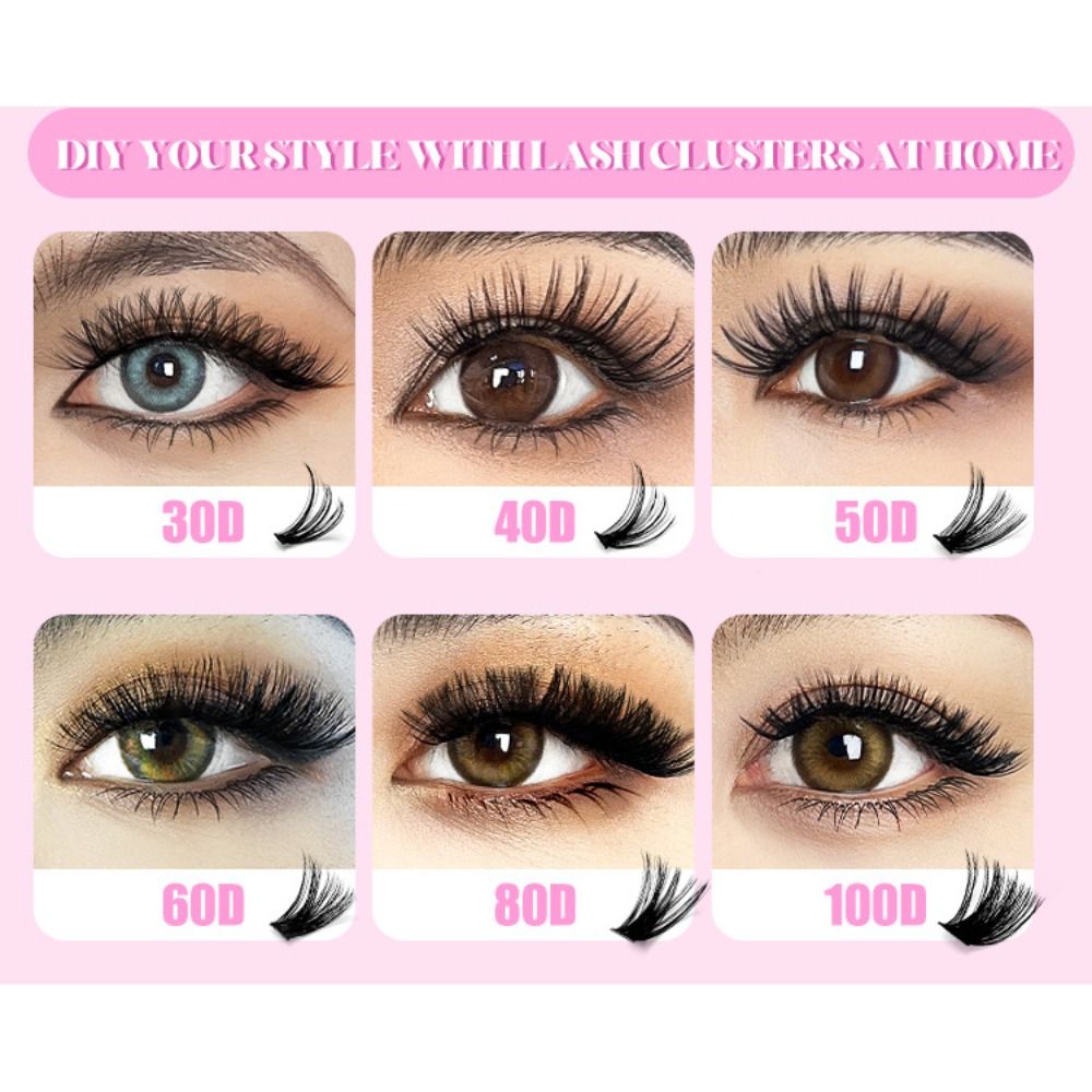رموش صناعية بطول 9-16 مم، ثلاث - مراجعة Lash Fan Volume وسعره