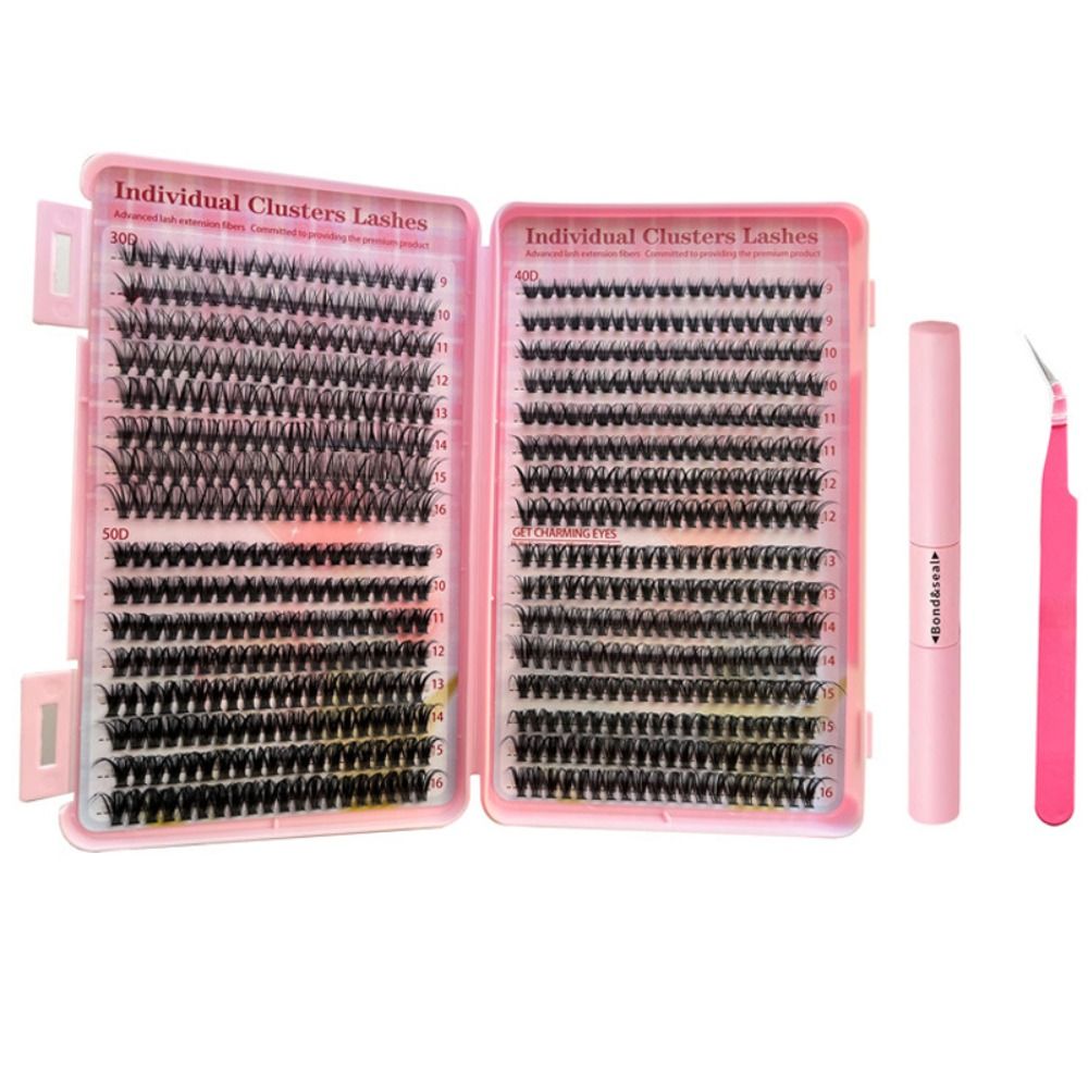 رموش صناعية بطول 9-16 مم، رموش - مراجعة Lash Fan Volume وسعره