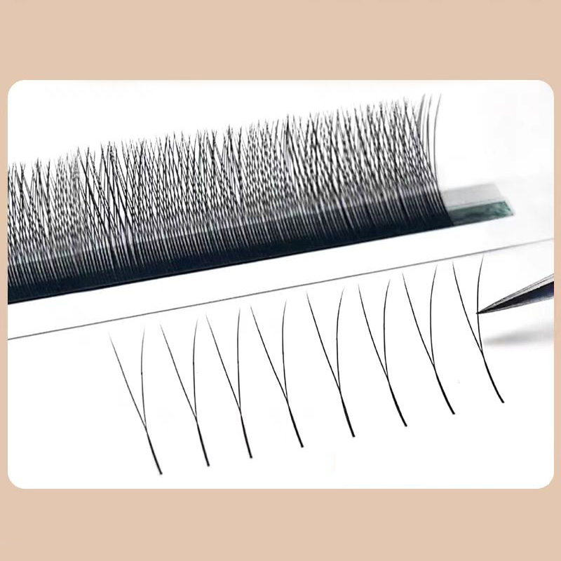 ماريا 2D Y شكل الرموش اليد قسط - مراجعة Eyelash Extensions Classic وسعره