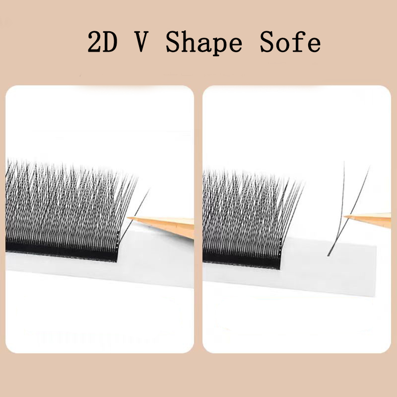 ماريا 2D Y شكل الرموش اليد قسط - مراجعة Eyelash Extensions Classic وسعره